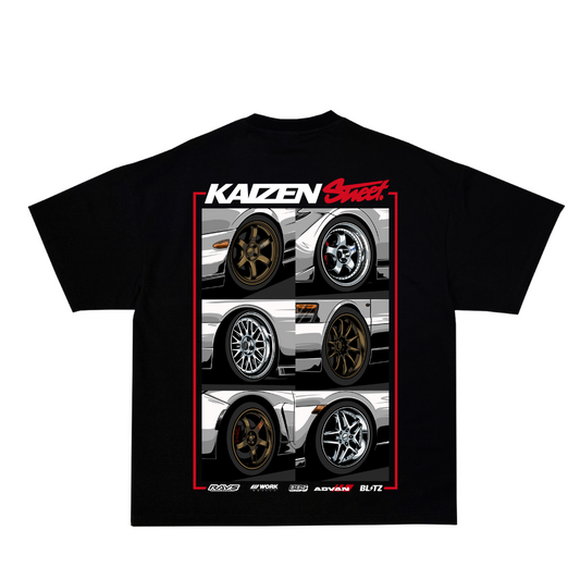 JDM Classic Wheels Tee - Kaizen Street