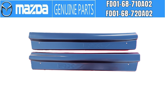 MAZDA RX-7 FD3S Door Sill Scuff Plate Trim Covers SET (GENUINE - OEM)