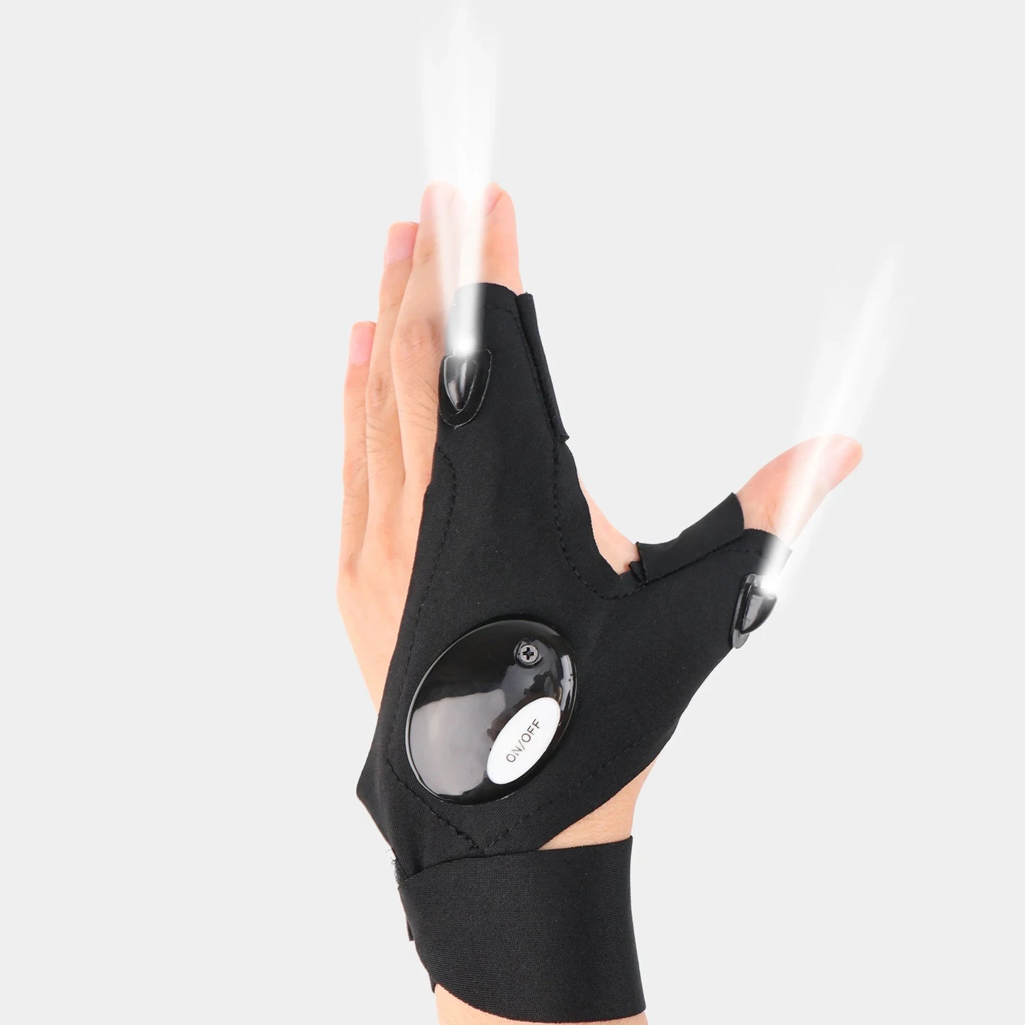 LED Half Finger Gloves