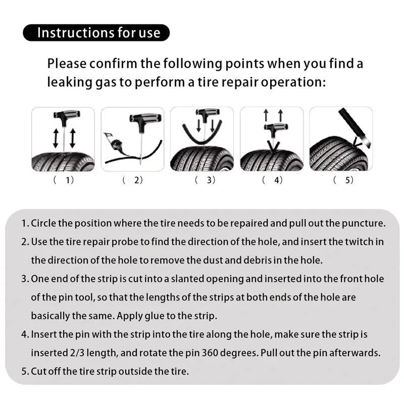 Tire Puncture Repair Kit