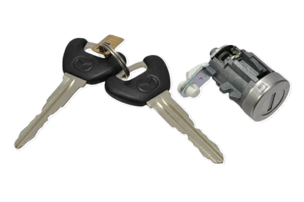 MAZDA RX-7 FD3S Door Key Barrel w/ x2 Keys (GENUINE - OEM)