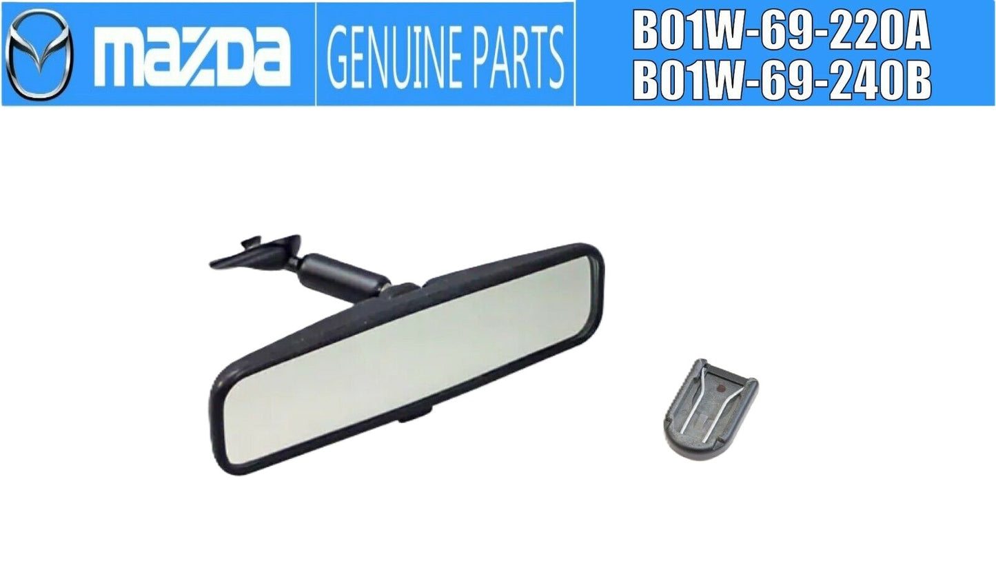 MAZDA RX-7 FD3S Interior Rear View Mirror + Mount (GENUINE - OEM)